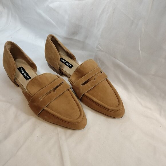 Nine West Women's Gorel Flat Leather Loafer - Picture 2 of 7